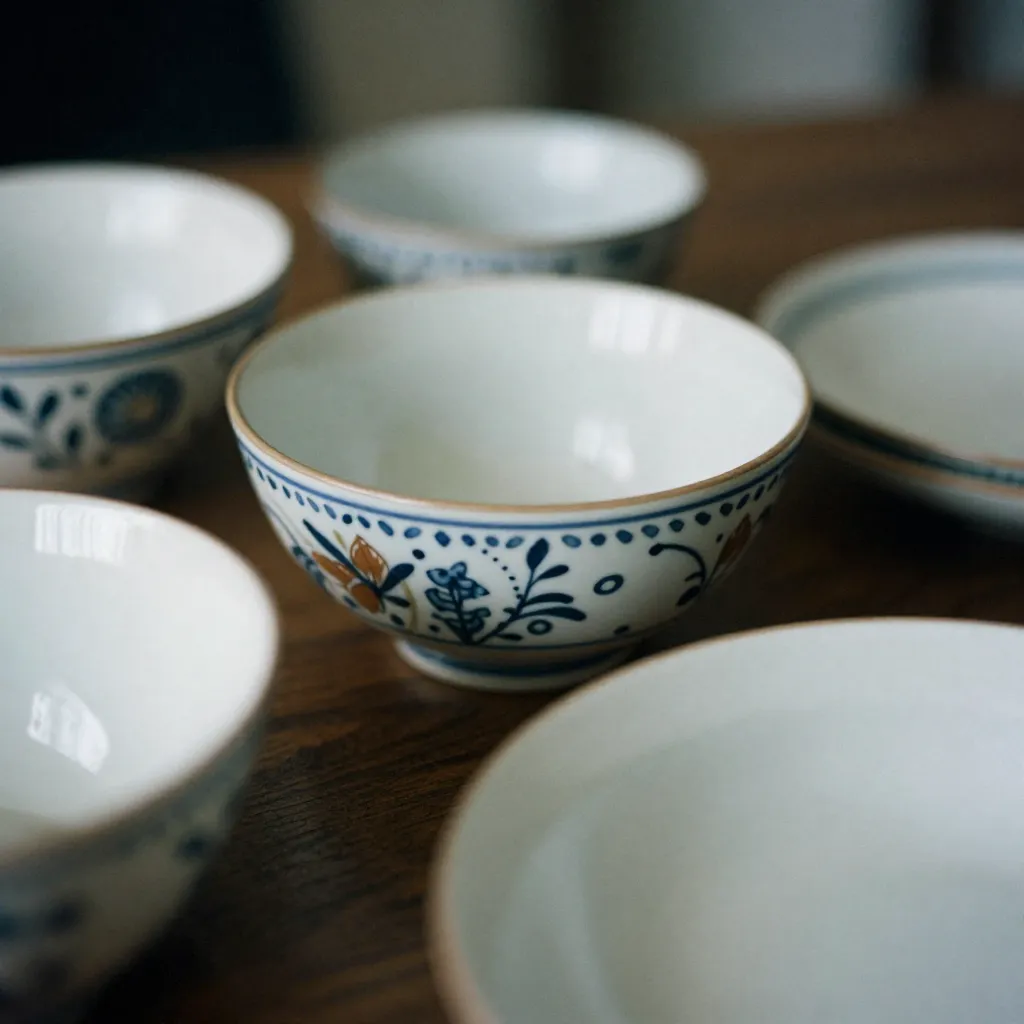 Keramiikkalautanen luonnonvalossa