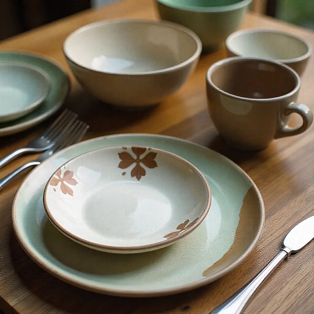 Sekalaiset pöytäastiat kokoelmassa